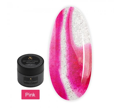 Гель-фарба вітражна FOX Art-paint Vitrage 10 мл (Pink) Гель-фарба вітражна FOX Art-paint Vitrage 10 мл (Pink)