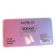 Форми KOMILFO SoFast мякі для швидкого нарощування нігтів 300 шт (Nude Almond Shot)