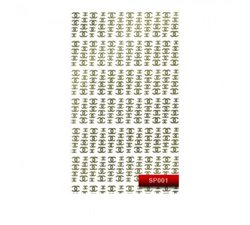 Наклейки KODI NailArt Stickers (001SP Silver) Наклейки KODI NailArt Stickers (001SP Silver)