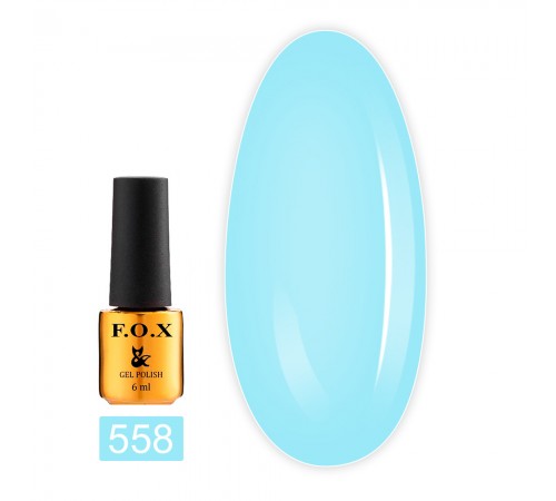 Гель-лак FOX Gold Pigment 6 мл (558) Гель-лак FOX Gold Pigment 6 мл (558)