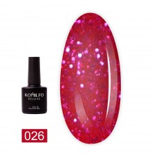 Гель-лак KOMILFO Deluxe Series Glitter Collection 8 мл (026)