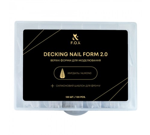 Форми верхні FOX Decking Nail from 20 120 шт (Мигдаль) Форми верхні FOX Decking Nail from 20 120 шт (Мигдаль)