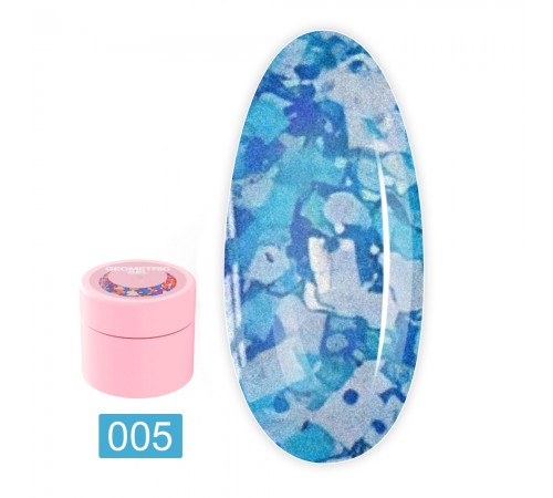 Блискітки для нігтів LunaMoon Geometric Gel 5 мл (05) Блискітки для нігтів LunaMoon Geometric Gel 5 мл (05)