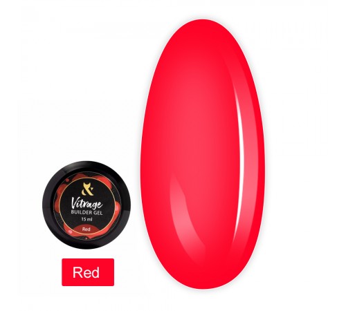 Гель FOX Vitrage Builder Gel будівельний вітражний 15 мл (Red) Гель FOX Vitrage Builder Gel будівельний вітражний 15 мл (Red)