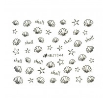 Наклейки KODI NailArt Stickers (044 Silver)