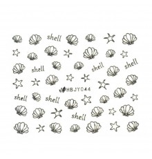 Наклейки KODI NailArt Stickers (044 Silver)