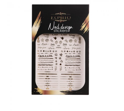 Наклейка KOMILFO Nail Design Sticker (004G) Наклейка KOMILFO Nail Design Sticker (004G)