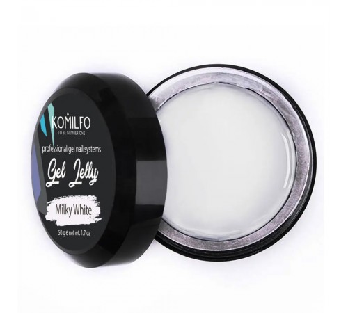 Гель KOMILFO Jelly 50 г (Milk White) Гель KOMILFO Jelly 50 г (Milk White)