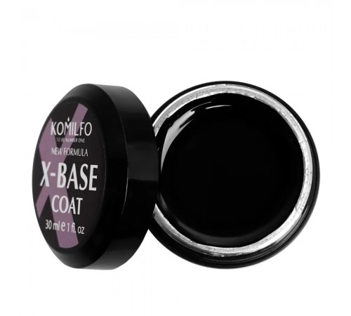 База KOMILFO X-Base Coat - New Formula 30 мл (гель-банку) База KOMILFO X-Base Coat - New Formula 30 мл (гель-банку)