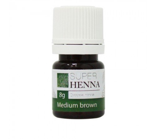 Хна для брів Vivienne Super Henna суха 8 г середньо-коричнева Хна для брів Vivienne Super Henna суха 8 г середньо-коричнева