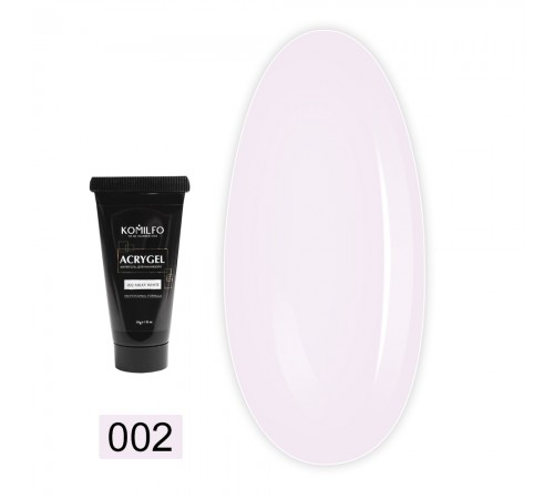 Акрігель KOMILFO AcryGel 30 г (002 Milky White) Акрігель KOMILFO AcryGel 30 г (002 Milky White)