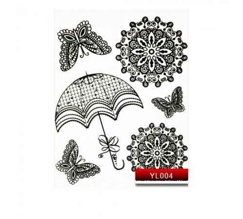 Наклейки KODI NailArt Stickers (004YL Black) Наклейки KODI NailArt Stickers (004YL Black)