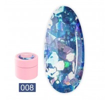 Блискітки для нігтів LunaMoon Unicorn Gel 5 мл (08)