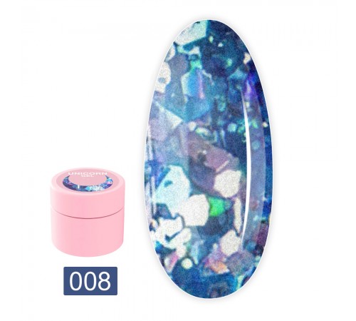 Блискітки для нігтів LunaMoon Unicorn Gel 5 мл (08) Блискітки для нігтів LunaMoon Unicorn Gel 5 мл (08)