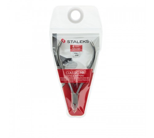 Кусачки для шкіри STALEKS CLASSIC 10 6 мм NC-10-6 Кусачки для шкіри STALEKS CLASSIC 10 6 мм NC-10-6