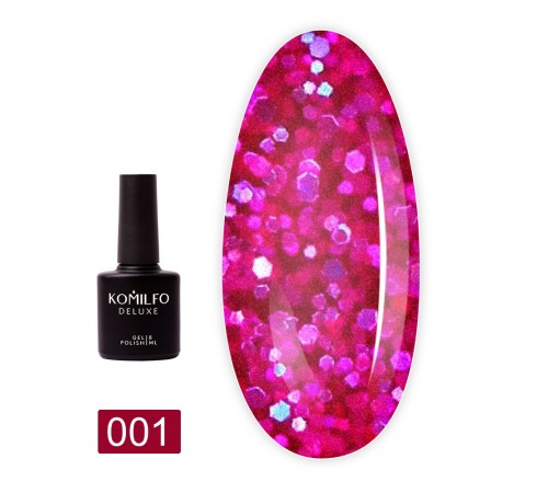 Гель-лак KOMILFO Stardust Glitter 8 мл (001) Гель-лак KOMILFO Stardust Glitter 8 мл (001)