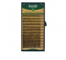 Брови KODI Straight Curl Темно-коричневі 12 рядів (0,06 4-8 мм)