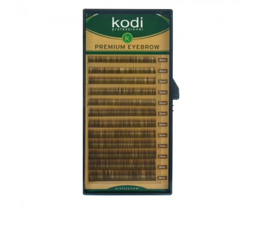 Брови KODI Straight Curl Темно-коричневі 12 рядів (0,06 4-8 мм) Брови KODI Straight Curl Темно-коричневі 12 рядів (0,06 4-8 мм)