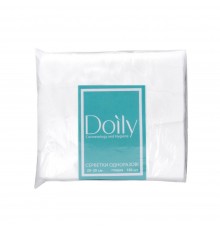 Серветки гладкі Doily 20*20 см 40 г/м2 100 шт.