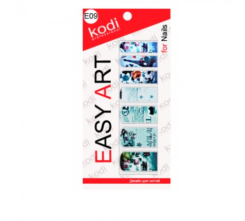 Наклейки для нігтів KODI Easy Art 09E Наклейки для нігтів KODI Easy Art 09E