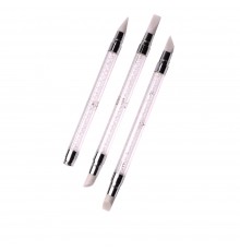 Набір пензлів силіконових KOMILFO Silicone Brush Set 3шт