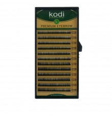 Брови KODI Natural Curl Чорні 12 рядів (0,12 4-5 мм)