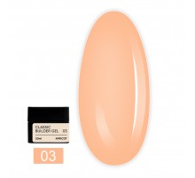 Класичний білдер-гель для моделювання  Jerden Proff Classic Builder Gel 20мл (03)