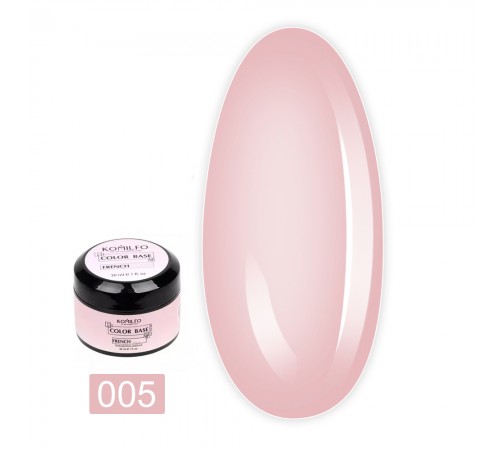 База KOMILFO Color Base 30 мл (гель-банку) (005 French) База KOMILFO Color Base 30 мл (гель-банку) (005 French)