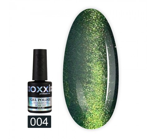 Гель-лак OXXI Super Cat Eye Effect 8 мл (004 Green) Гель-лак OXXI Super Cat Eye Effect 8 мл (004 Green)