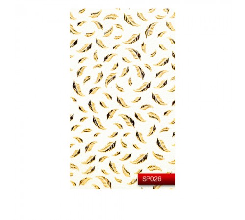 Наклейки для нігтів KODI Nail Art Stickers Gold 026SP Наклейки для нігтів KODI Nail Art Stickers Gold 026SP