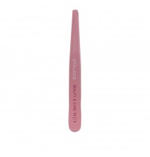 Пінцет для брів STALEKS BEAUTY & CARE 11 TYPE 1 TBC-11/1 широкі прямі кромки