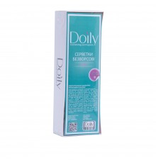 Серветки Doily безворсові у коробці 4.5*6.5 см 425 шт в уп (Рожевий)