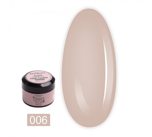 База KOMILFO French Rubber Base 30 мл (006 Nail Cream) База KOMILFO French Rubber Base 30 мл (006 Nail Cream)