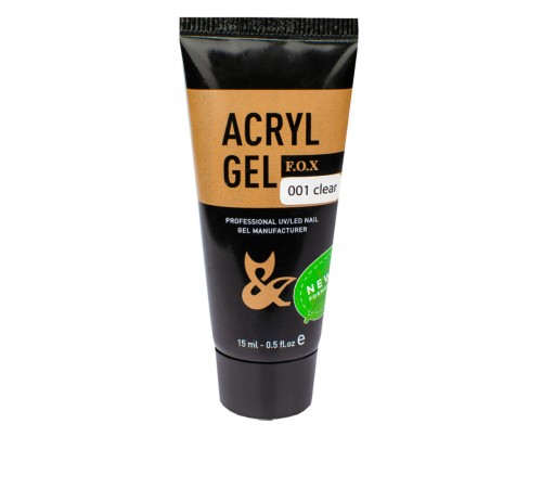 Гель FOX Acryl gel New Formula 30 мл (001) Гель FOX Acryl gel New Formula 30 мл (001)