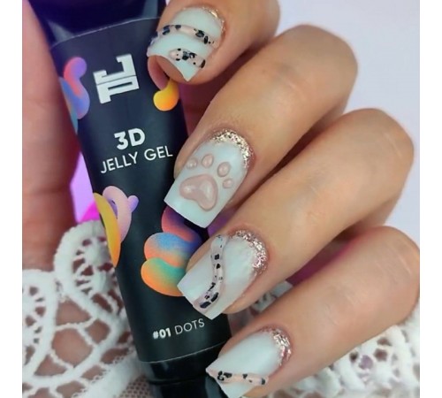Гель для об’ємних дизайнів Jerden Proff 3D Jelly Gel 8 г (00 Clear) Гель для об’ємних дизайнів Jerden Proff 3D Jelly Gel 8 г (00 Clear)