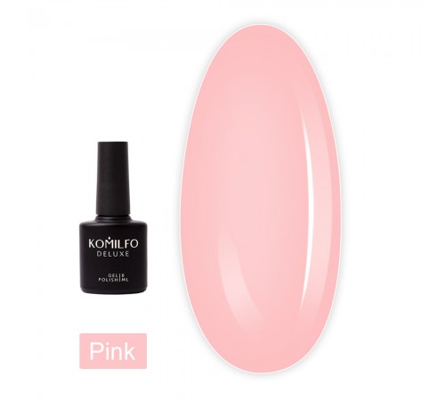 Топ KOMILFO No Wipe Milky без липкого шару 8 мл (Pink) Топ KOMILFO No Wipe Milky без липкого шару 8 мл (Pink)