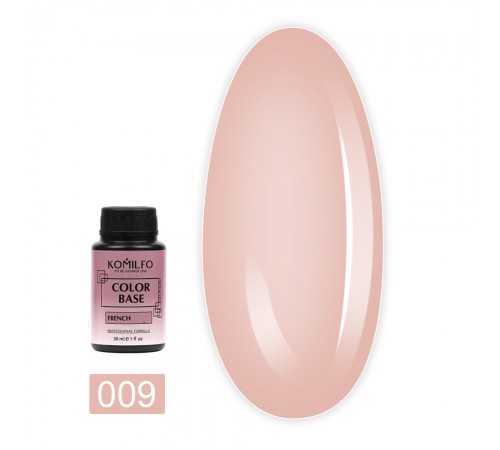 База KOMILFO Color Base 30 мл (барильце) (009 French) База KOMILFO Color Base 30 мл (барильце) (009 French)