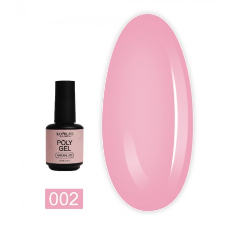 Гель KOMILFO PolyGel 15 г (002 Natural) Гель KOMILFO PolyGel 15 г (002 Natural)