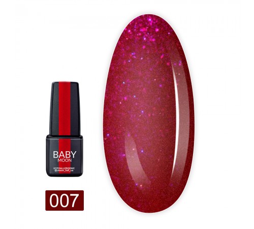 Гель-лак Baby Moon Burgundy 6 мл (007) Гель-лак Baby Moon Burgundy 6 мл (007)