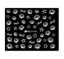 Наклейки KODI NailArt Stickers (044 White)