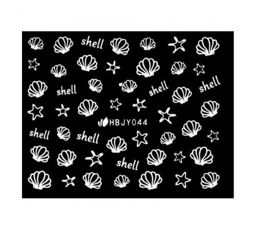 Наклейки KODI NailArt Stickers (044 White) Наклейки KODI NailArt Stickers (044 White)
