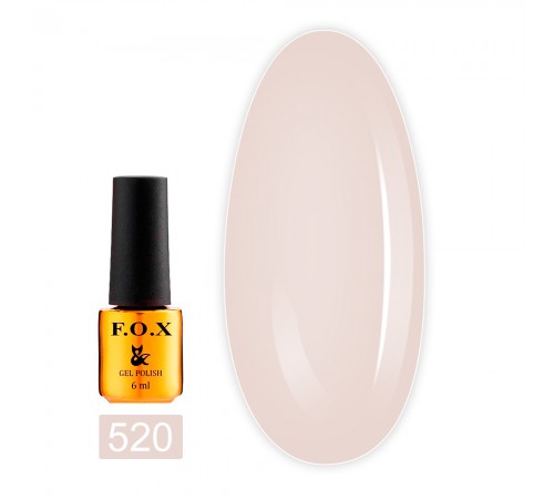 Гель-лак FOX gold Pigment 6 мл (520) Гель-лак FOX gold Pigment 6 мл (520)