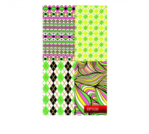 Наклейки для нігтів KODI Nail Art Stickers 038BP Наклейки для нігтів KODI Nail Art Stickers 038BP