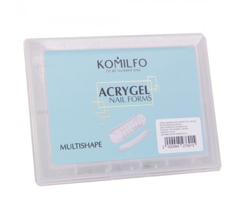 Форми верхні для нарощування нігтів KOMILFO Acry Gel 120 шт (Multishape (універсальні)) Форми верхні для нарощування нігтів KOMILFO Acry Gel 120 шт (Multishape (універсальні))