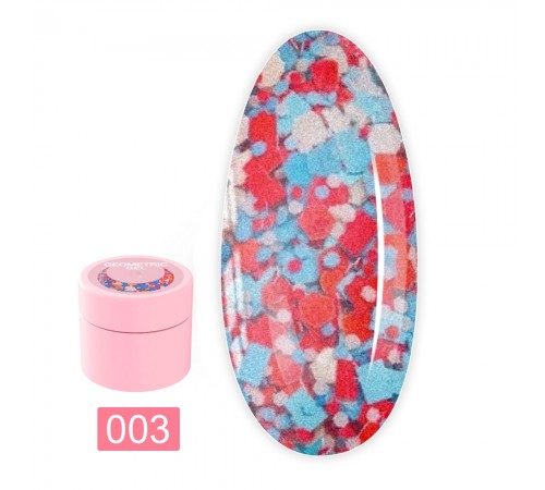 Блискітки для нігтів LunaMoon Geometric Gel 5 мл (03) Блискітки для нігтів LunaMoon Geometric Gel 5 мл (03)