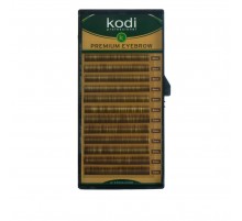 Брови KODI Natural Curl Темно-коричневі 12 рядів (0,06 6-7 мм)