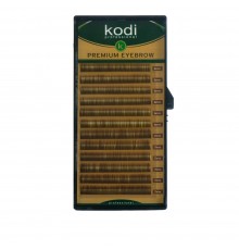 Брови KODI Natural Curl Темно-коричневі 12 рядів (0,06 6-7 мм)