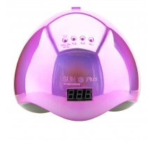 Лампа SUN Plus 5 LED/UV 48 Вт з дисплеєм (MIRROR PINK)