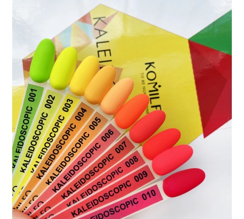Набір гель-лаків KOMILFO Kaleidoscopic Collection 108 мл Набір гель-лаків KOMILFO Kaleidoscopic Collection 108 мл