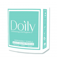 Рушник Doily Aqua Absorb гладкий 40*70 50 гм2 50 шт в упаковці